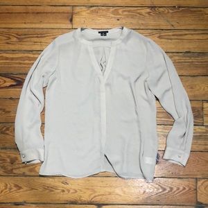 Theory L Yoan Marvel blouse in Nude